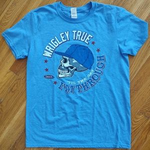 Wrigley CUBS True 'Til The Day I'm Through Smack MLB Tshirt size M